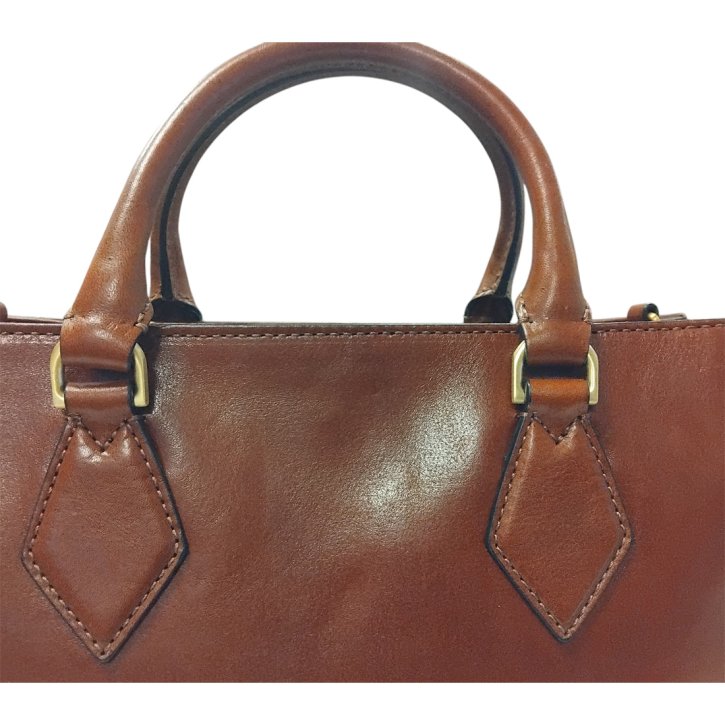 the bridge Handtasche Rindleder braun